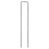 Vidaxl grondharingen 25 st u-vormig 20x4 cm gegalvaniseerd staal