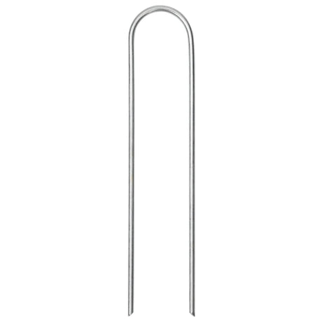 Vidaxl grondharingen 25 st u-vormig 15x3,5 cm gegalvaniseerd staal