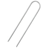 Vidaxl grondharingen 50 st u-vormig 15x3,5 cm gegalvaniseerd staal