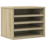 Vidaxl bureau organiser 36x26x29,5 cm bewerkt hout sonoma eikenkleurig