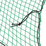 Vidaxl aanhangwagennet elastisch touw 3,5x3 m polypropeen groen