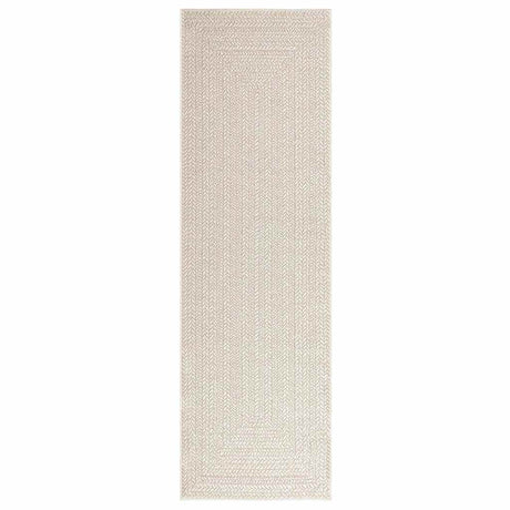 Vidaxl vloerkleed zizur room binnen en buiten 80x250 cm jute look