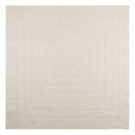 Vidaxl vloerkleed zizur room binnen en buiten 200x200 cm jute look