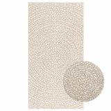 Vidaxl vloerkleed zizur room binnen en buiten 60x110 cm jute look
