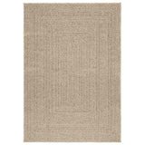 Vidaxl vloerkleed zizur beige binnen en buiten 120x170 cm jute look