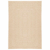 Vidaxl vloerkleed zizur beige binnen en buiten 120x170 cm jute look