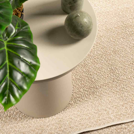 Vidaxl vloerkleed zizur beige binnen en buiten 160x230 cm jute look