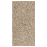 Vidaxl vloerkleed zizur beige binnen en buiten 60x110 cm jute look