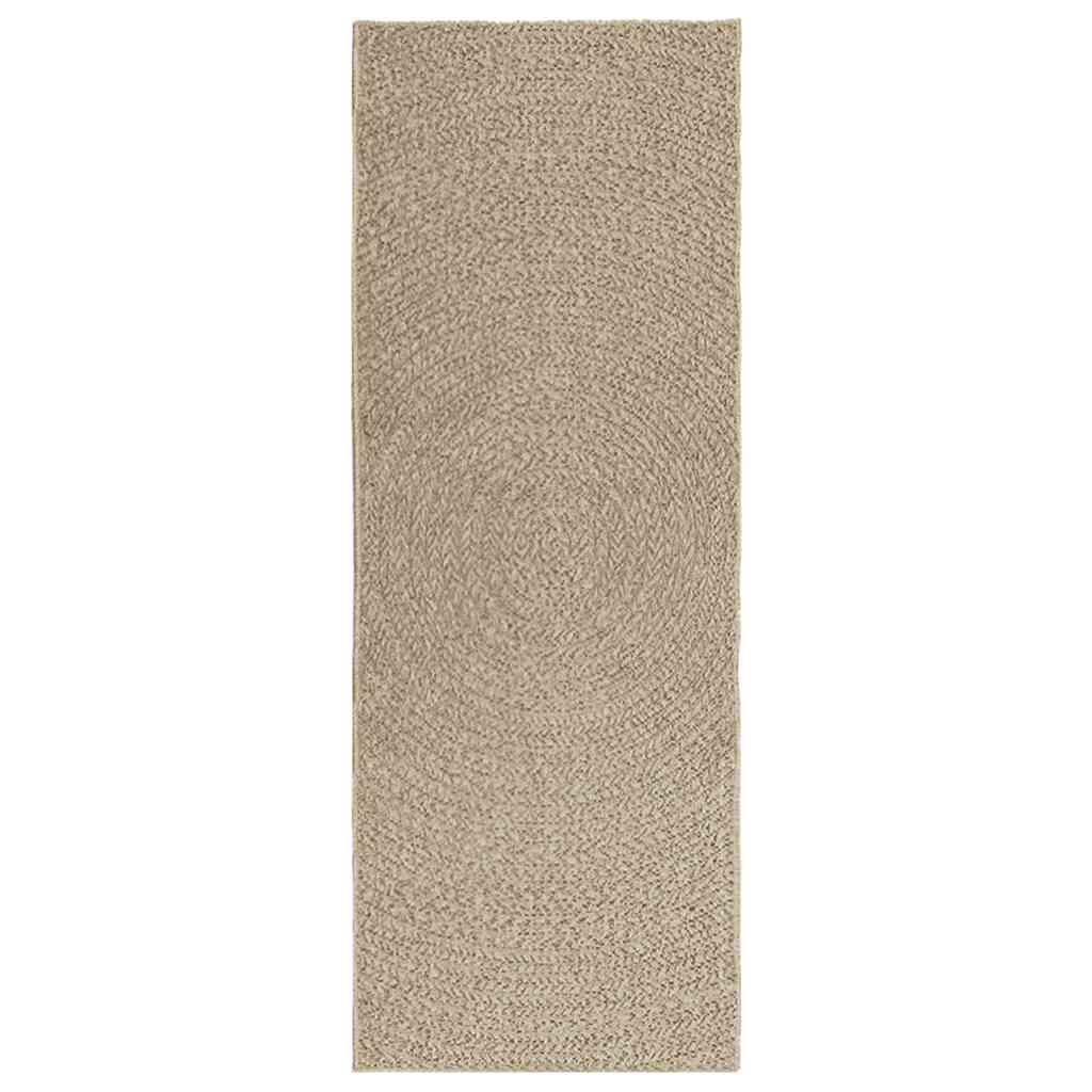 Vidaxl vloerkleed zizur beige binnen en buiten 80x200 cm jute look