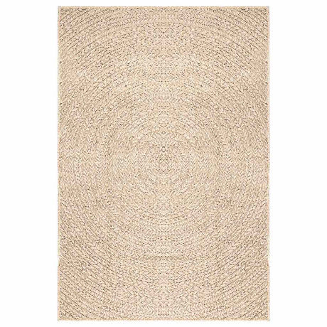 Vidaxl vloerkleed zizur beige binnen en buiten 160x230 cm jute look
