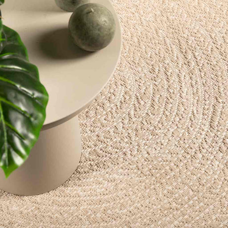 Vidaxl vloerkleed zizur beige binnen en buiten 200x290 cm jute look