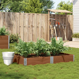 Vidaxl plantenbak 150x100 cm massief grenenhout bruin
