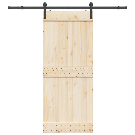 Vidaxl doos met onderdelen voor schuifdeur 183 cm staal zwart