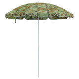 Vidaxl strandparasol camouflage 206 x 206 x 212 cm polyester en metaal
