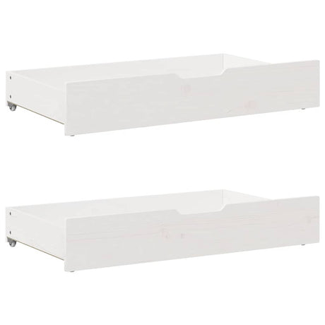 Vidaxl bedlades 2 st 95x55x17 cm massief grenenhout
