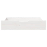 Vidaxl bedlades 2 st 85x55x17 cm massief grenenhout wit