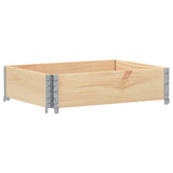 Vidaxl plantenbak 80x60 cm massief grenenhout