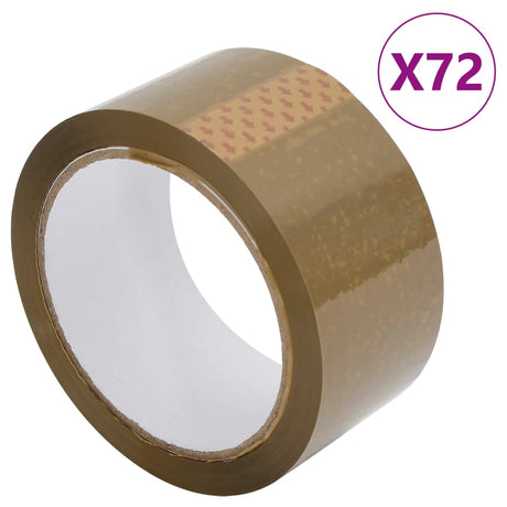 Vidaxl verpakkingstapes 72 st 48 mm x 66 m bruin