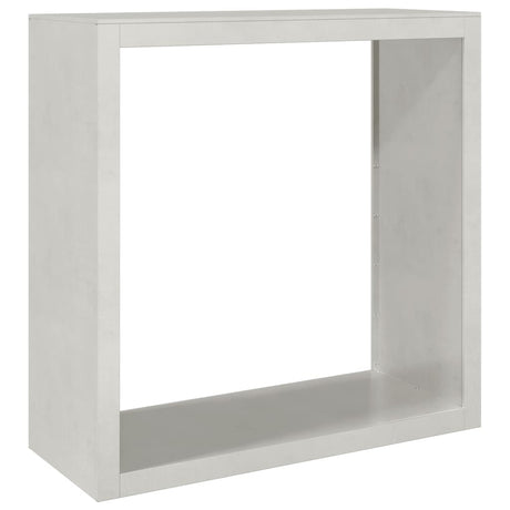 Vidaxl haardhoutrek 100x40x100 cm roestvrij staal