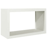 Vidaxl haardhoutrek 100x40x60 cm staal wit