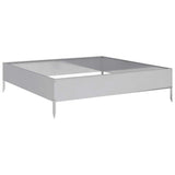 Vidaxl plantenbak verhoogd 100x100x26 cm gegalvaniseerd staal