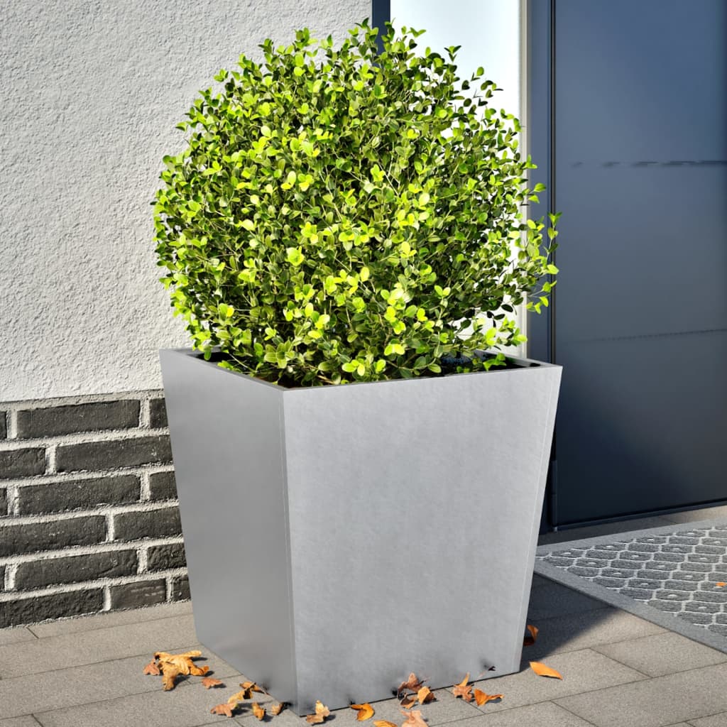 Vidaxl plantenbakken 2 st 50x50x50 cm gegalvaniseerd staal