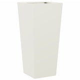 Vidaxl plantenbak 35x35x75 cm staal wit