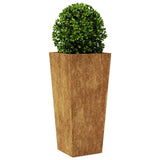 Vidaxl plantenbak 35x35x75 cm weervast staal