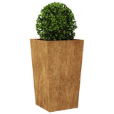 Vidaxl plantenbak 45x45x75 cm weervast staal