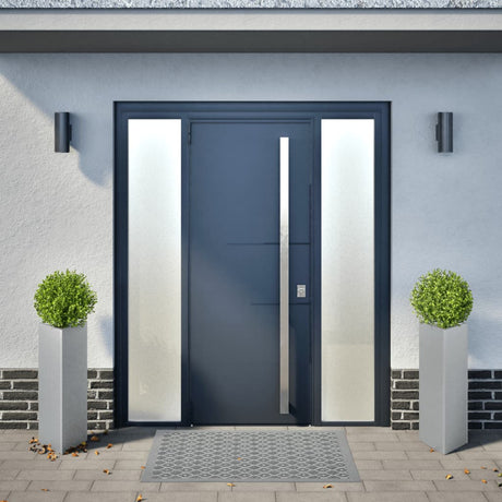 Vidaxl plantenbakken 2 st driehoek 30x26x75 cm gegalvaniseerd staal