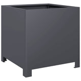 Vidaxl plantenbak 40x40x40 cm staal antracietkleurig