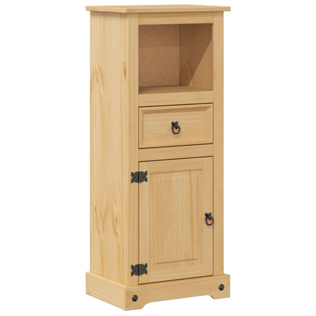 Vidaxl badkamerkast corona 45x33x110 cm massief grenenhout