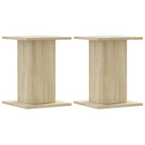 Vidaxl speakerstandaards 2 st 30x30x40 cm bewerkt hout sonoma eiken