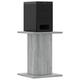 VidaXL Speakerstandaards 2 st 30x30x40 cm bewerkt hout grijs sonoma