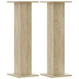 Vidaxl speakerstandaards 2 st 30x30x95 cm bewerkt hout sonoma eiken