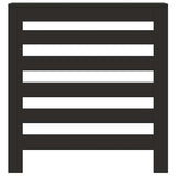 Vidaxl radiatorombouw 78x20x82 cm bewerkt hout zwart