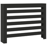 Vidaxl radiatorombouw 104x20x82 cm bewerkt hout zwart