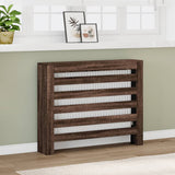 Vidaxl radiatorombouw 104x20x82 cm bewerkt hout bruin eikenkleurig