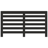 Vidaxl radiatorombouw 149x20x82 cm bewerkt hout zwart
