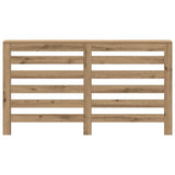 Vidaxl radiatorombouw 149x20x82 cm bewerkt hout artisanaal eikenkleur