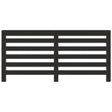 Vidaxl radiatorombouw 175x20x82 cm bewerkt hout zwart
