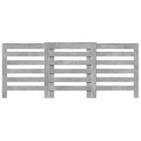 Vidaxl radiatorombouw 205x21,5x83,5 cm bewerkt hout betongrijs