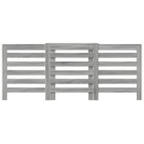 Vidaxl radiatorombouw 205x21,5x83,5 cm bewerkt hout grijs sonoma eiken