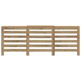 Vidaxl radiatorombouw 205x21,5x83,5 cm bewerkt hout artisanaal eiken
