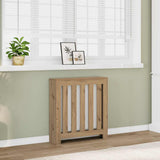 Vidaxl radiatorombouw 78x20x82 cm bewerkt hout artisanaal eikenkleur