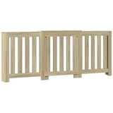 Vidaxl radiatorombouw 205x21,5x83,5 cm bewerkt hout sonoma eikenkleur