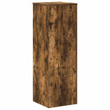 Vidaxl plantenstandaard 33x33x100 cm bewerkt hout gerookt eikenkleurig