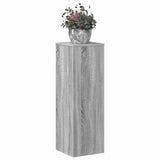 Vidaxl plantenstandaard 33x33x100 cm bewerkt hout grijs sonoma eiken