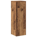 Vidaxl plantenstandaard 33x33x100 cm bewerkt hout oud houtkleurig