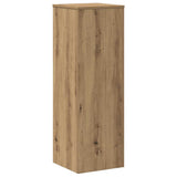 Vidaxl plantenstandaard 33x33x100 cm bewerkt hout artisanaal eiken
